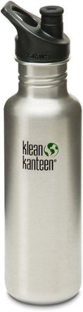 Klean Kanteen Stainless-Steel Water Bottle with Sport Cap - 27 fl. oz.