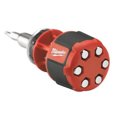 Milwaukee 8-in-1 Compact Ratchet Multi-Bit Driver